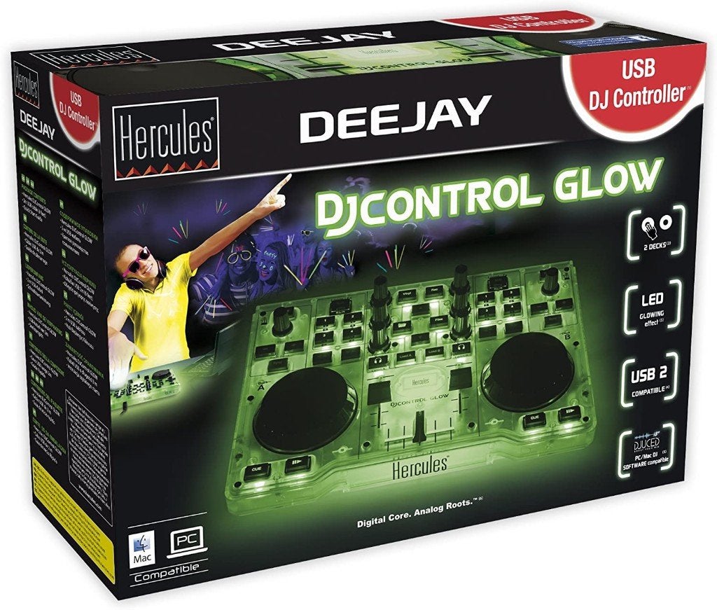 Hercules Glow dj controller, Nieuwstaat in doos, Muziek en Instrumenten, Ophalen of Verzenden, Zo goed als nieuw, Overige merken