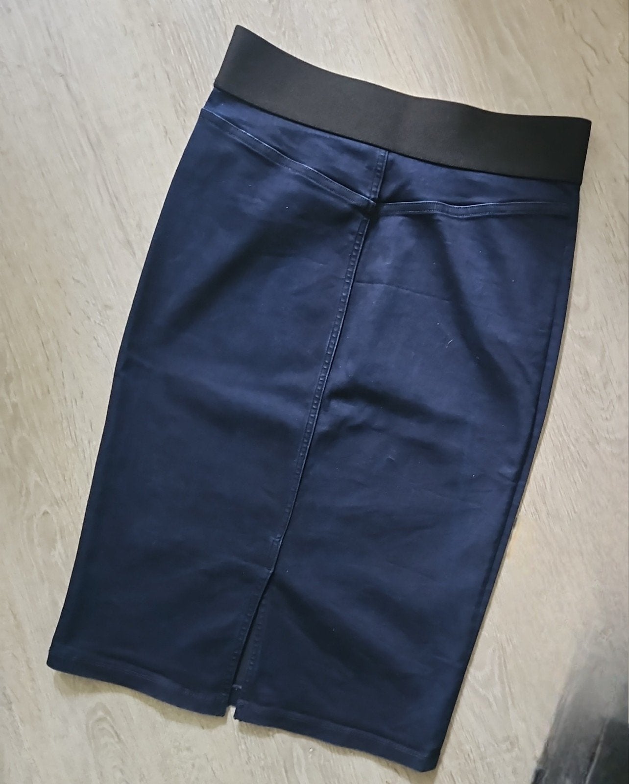 vanilia denim penicil skirt kokerrok maat 42 spijker, Ophalen of Verzenden