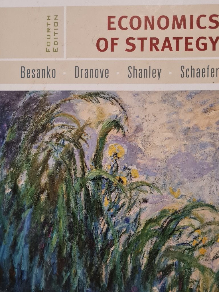 Economics of Strategy, Boeken, Gelezen, Verzenden, WO, David BesankoDavid DranoveMark ShanleyScott Schaefer