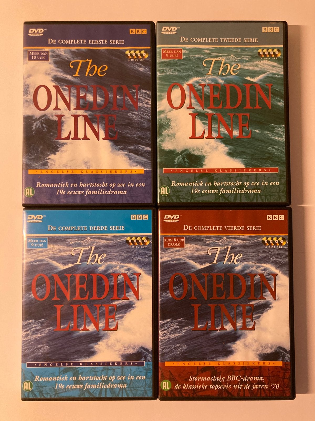 The Onedin Line seizoen 1-4, 1971 – 1976 /16x DVD /4x boxset, Engels, Nederlands, Drama, Seizoen 1