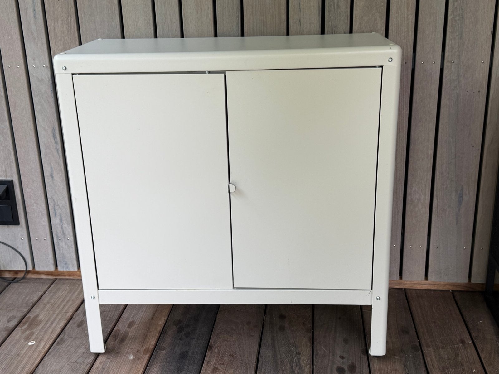 Ikea Kolbjorn Kastje met 2 deuren, beige, Ophalen, Gebruikt