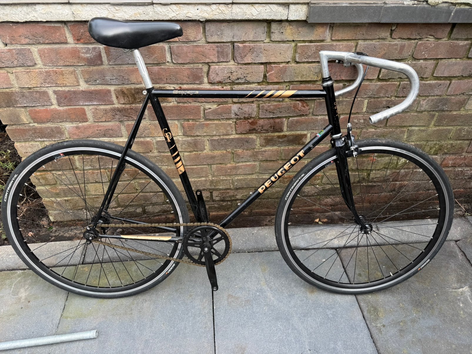 Peugeot racefiets - Fixie, Gebruikt, Velgrem, 53 tot 57 cm, Ophalen