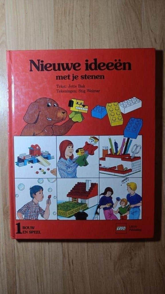 Vintage LEGO Boek (1986) – Nieuwe ideeën met je stenen, Ophalen of Verzenden, Zo goed als nieuw, Overige onderwerpen