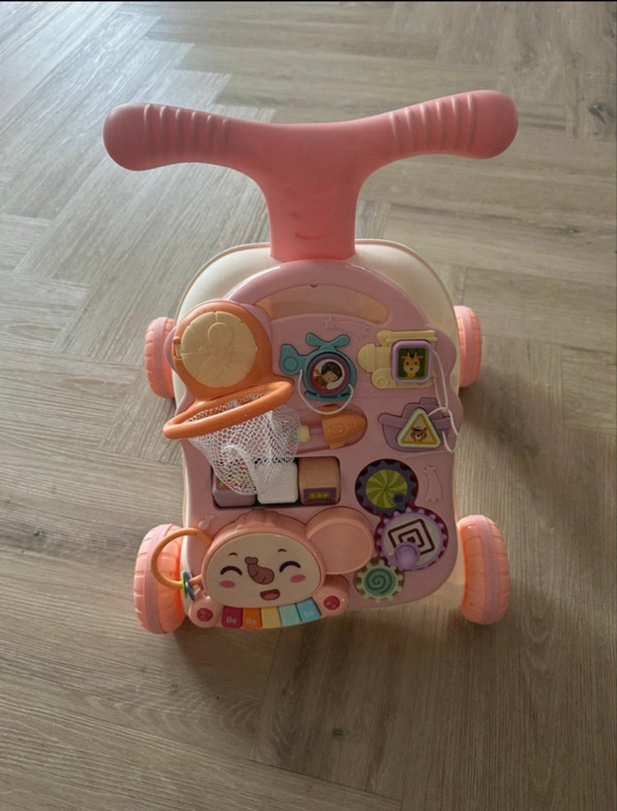 Loopwagen licht roze, Ophalen of Verzenden