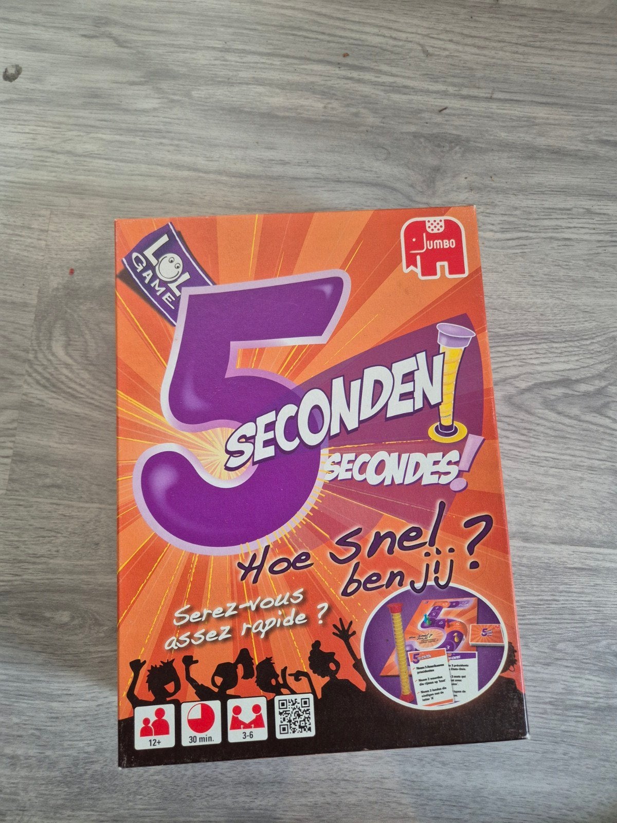 5 Seconds - Het snelle vervolg op 30 Seconds, nieuw in doos, Hobby en Vrije tijd, Gezelschapsspellen | Bordspellen, Ophalen of Verzenden