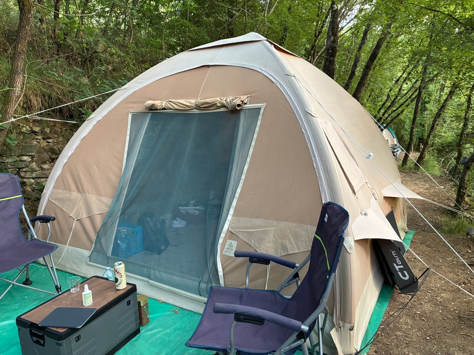 Karsten 325 beige ruilen voor een Karsten 260, Caravans en Kamperen, Tenten, Ophalen, Zo goed als nieuw