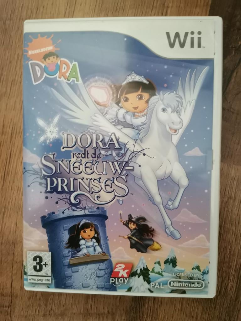 Dora redt de sneeuwprinses Wii spel, Avontuur en Actie, 1 speler, Ophalen of Verzenden, Zo goed als nieuw