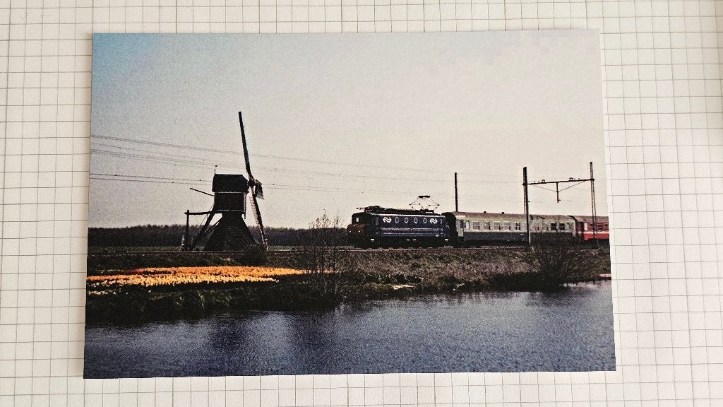 Foto TREIN NS Nederlandse Spoorwegen Loc 1100, Verzenden, Gebruikt, Trein, Overige typen