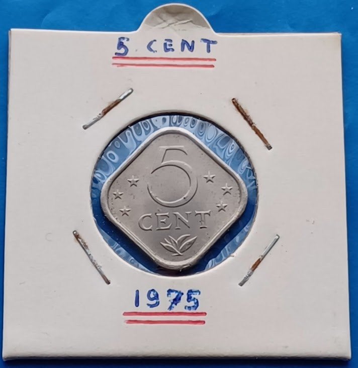 5 cent 1975 - Nederlandse Antillen, Ophalen of Verzenden, Koningin Juliana, 5 cent, Losse munt