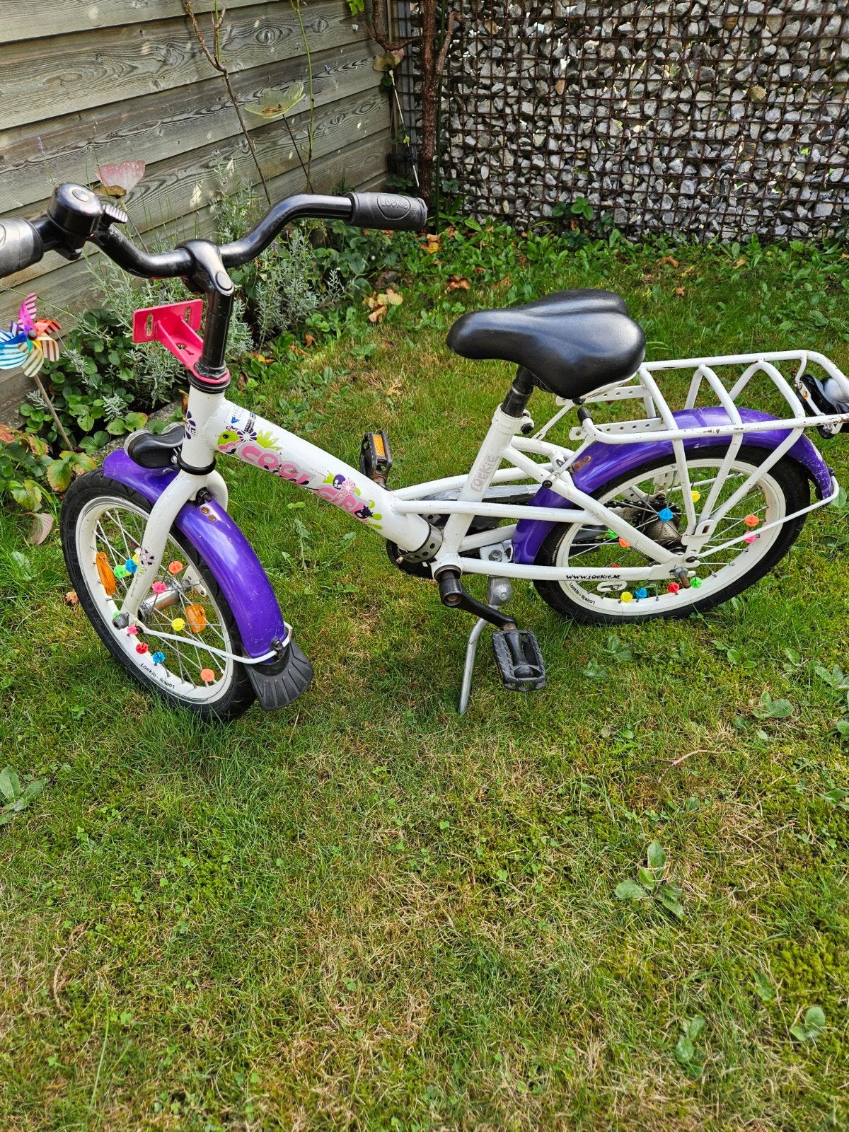 16inch kinderfiets, fiets prima, met terugtraprem,voor €12, Fietsen en Brommers, Ophalen, Gebruikt, 16 tot 20 inch