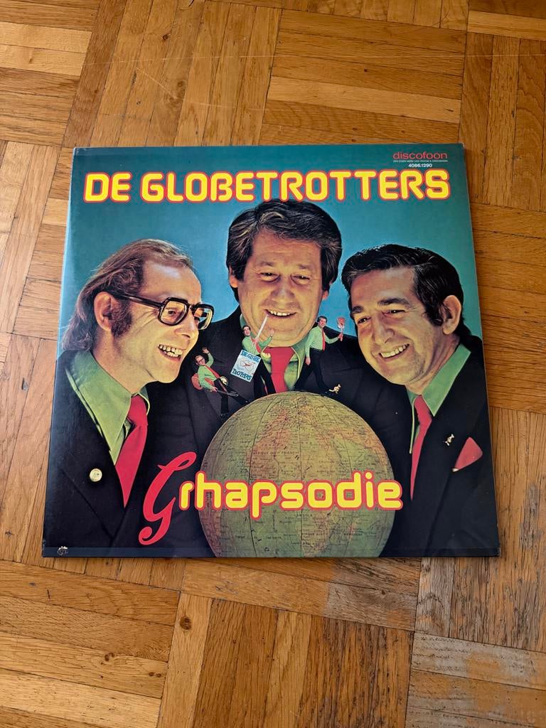 De Globetrotters - Rhapsodie LP (1974) Discolfoon, Cd's en Dvd's, Vinyl | Nederlandstalig, Zo goed als nieuw, Ophalen of Verzenden