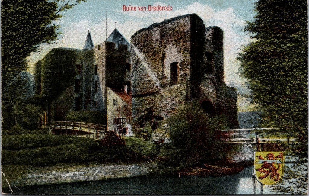 Santpoort - 12 oude ansichtkaarten, Verzenden, 1920 tot 1940, Gelopen, Noord-Brabant