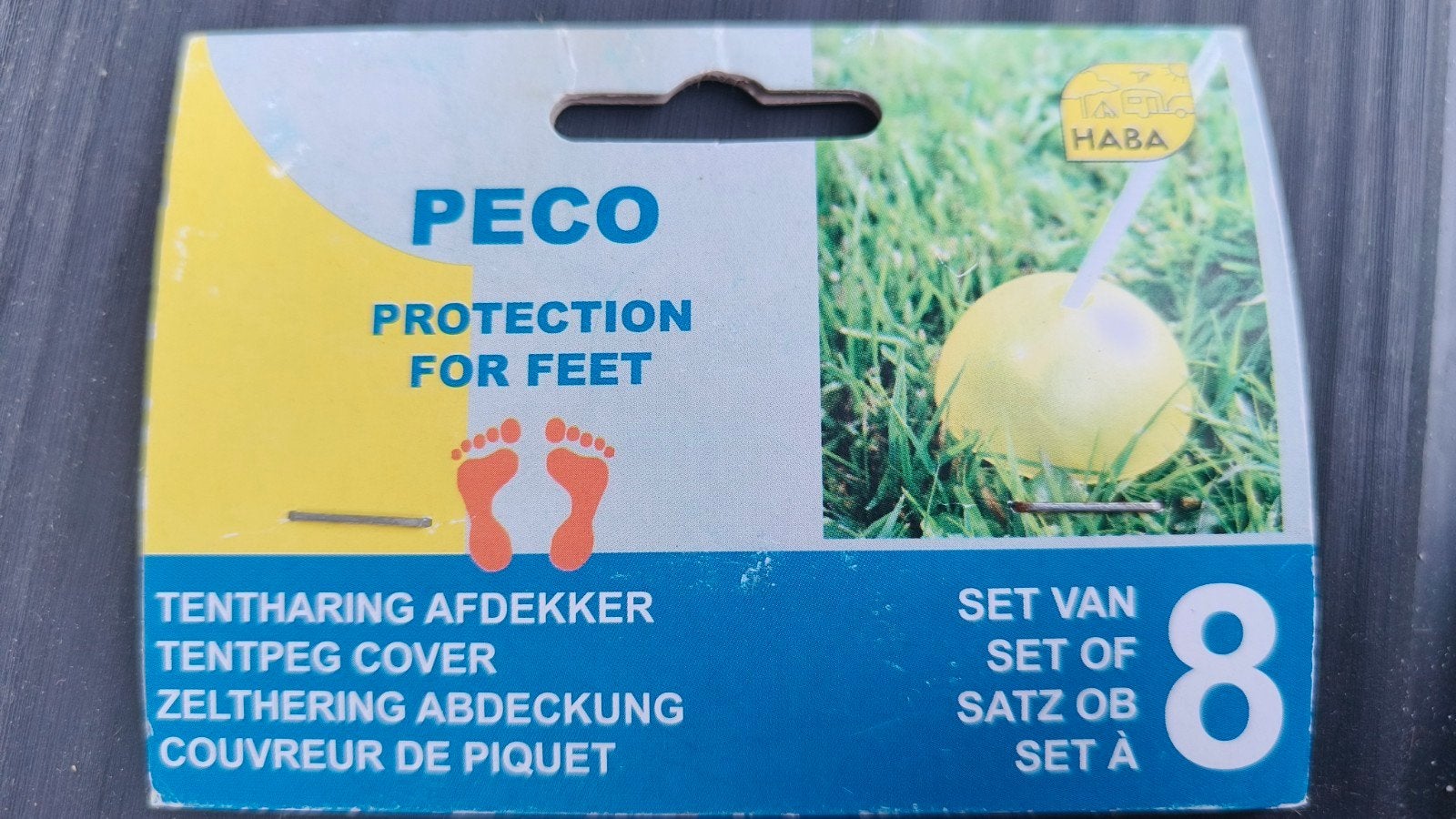 Haring beschermkapjes - 8 stuks nieuw, Caravans en Kamperen, Kampeeraccessoires, Ophalen of Verzenden, Gebruikt