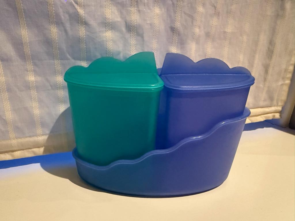 Tupperware Suiker, room. Hagelslag etc Kannetjes, Ophalen of Verzenden, Zo goed als nieuw