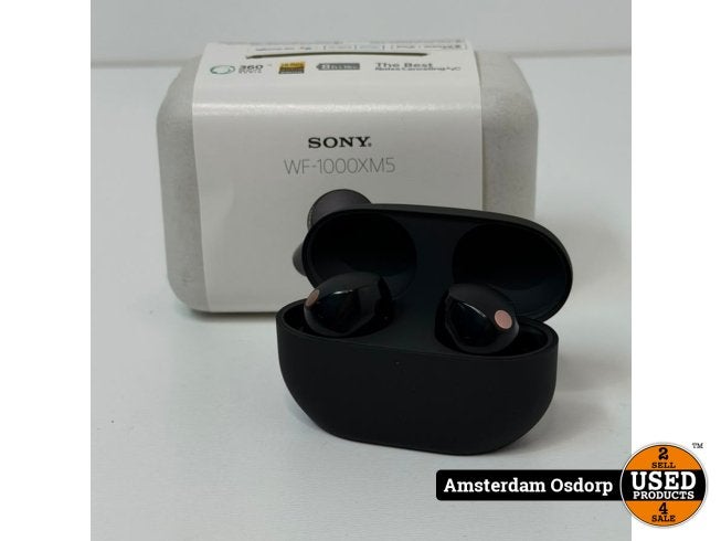 Sony WF-1000XM5 Draadloze Oortjes Zwart | Nieuwstaat, Sony, Zo goed als nieuw, Support@sony.com, 1-7-1 Konan, Minato-ku
Tokyo 108-0075
Japan
