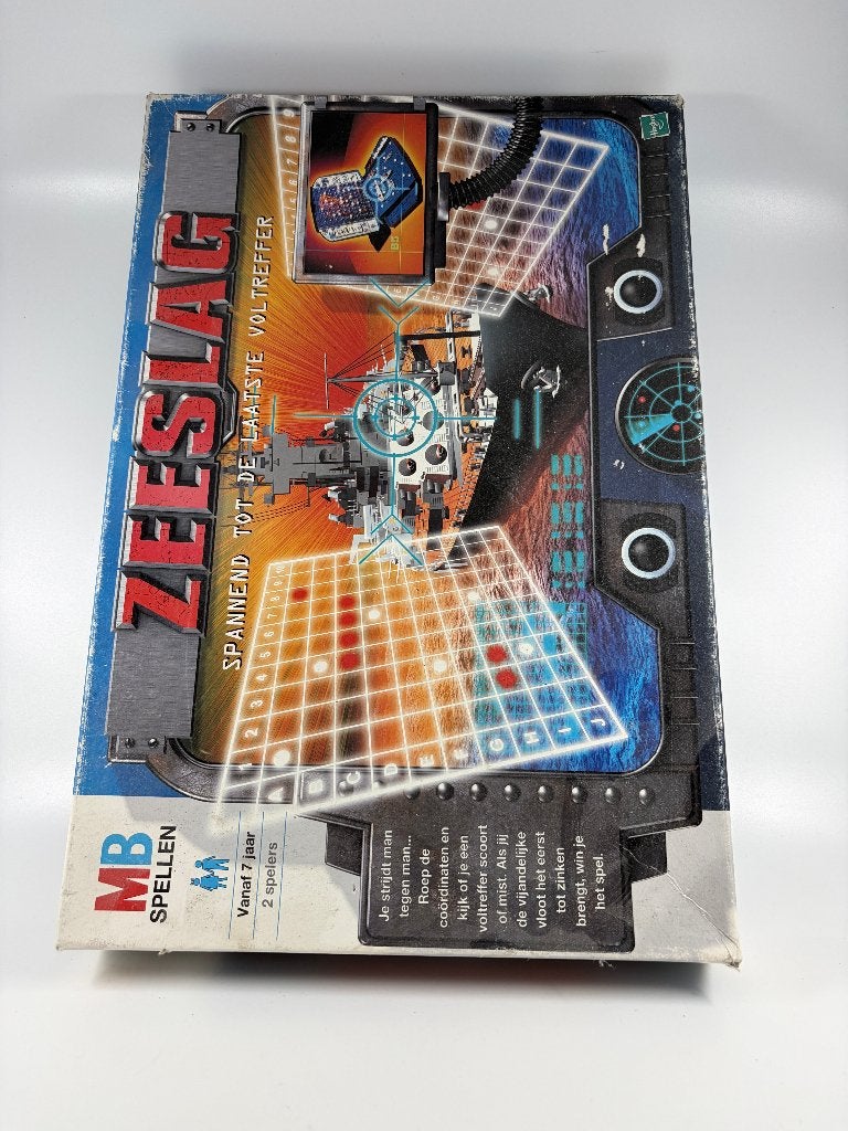 Vintage Zeeslag van MB, Hobby en Vrije tijd, Ophalen of Verzenden, Gebruikt, MB Spellen