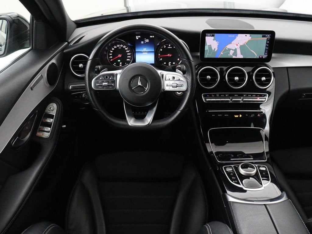 Mercedes-Benz C-klasse 160 AMG | Stoelverwarming | Leder/Alc, Auto's, Mercedes-Benz, Automatische klimaatregeling, 4 cilinders