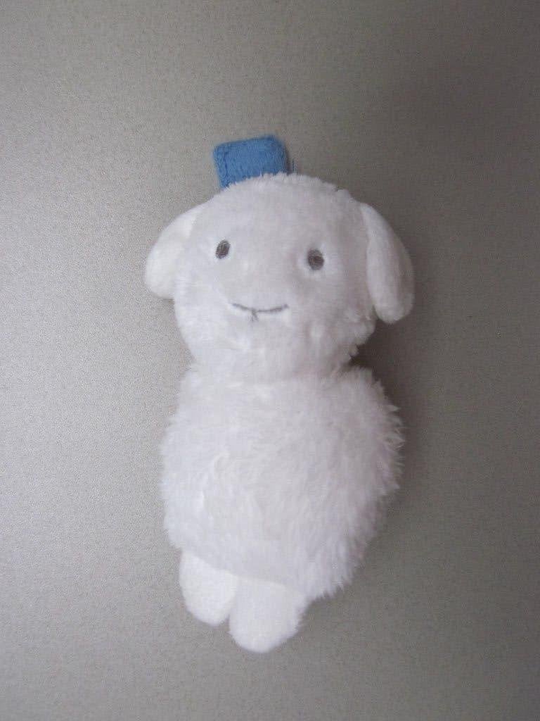 Hema wit zacht pluche schaap knuffel + rinkel + klittenband, Hema, Overige karakters, Wasbaar, Overige typen