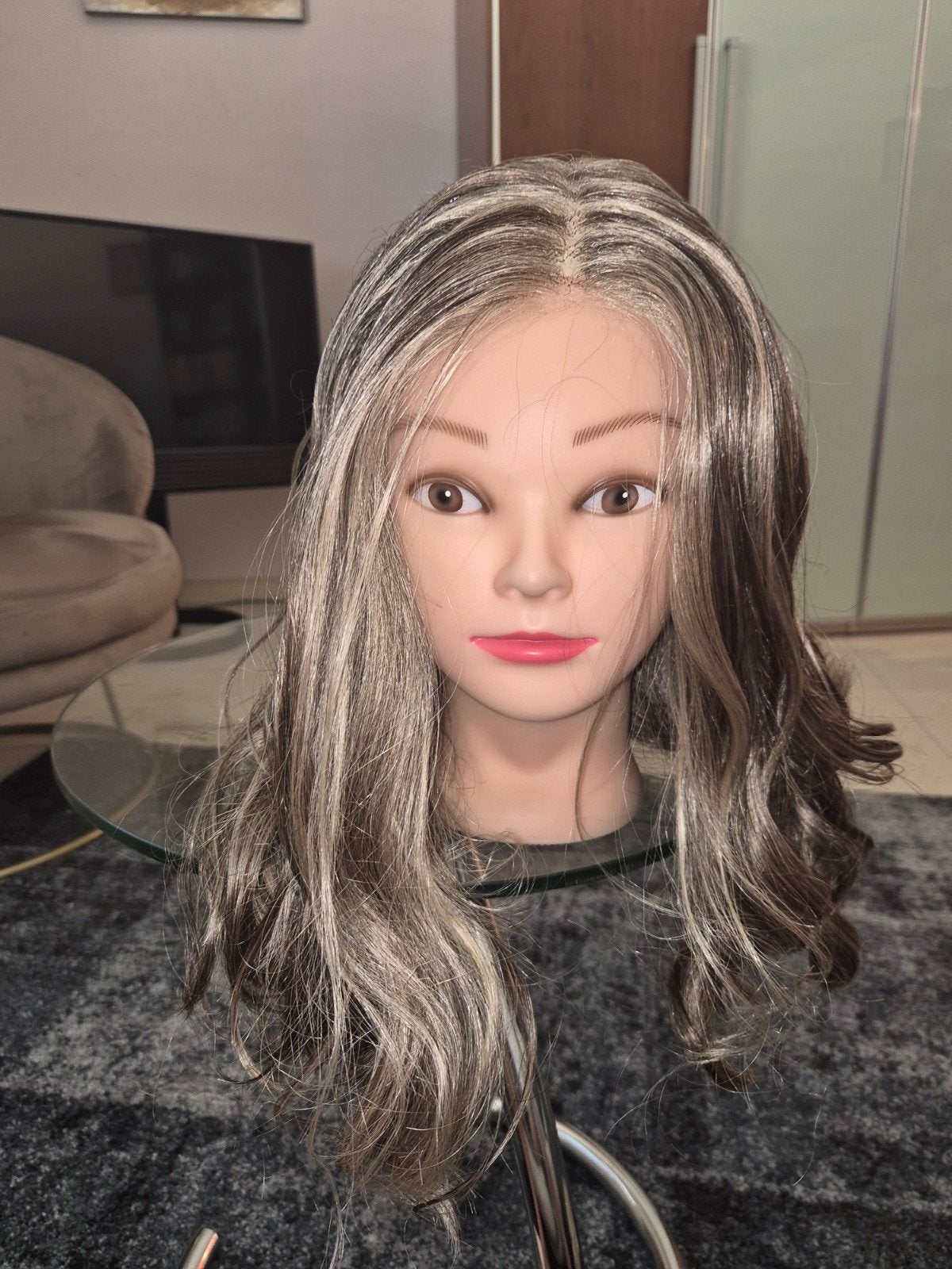Haarwerk Gabor Runway Waves toasted pecan maat large, Ophalen, Zo goed als nieuw, Pruik of Haarverlenging