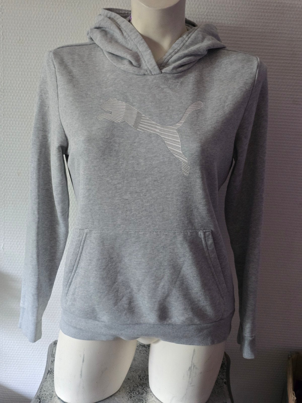 Puma dames Hoodie grijs maat M, Maat 38/40 (M), Puma, Ophalen of Verzenden, Grijs