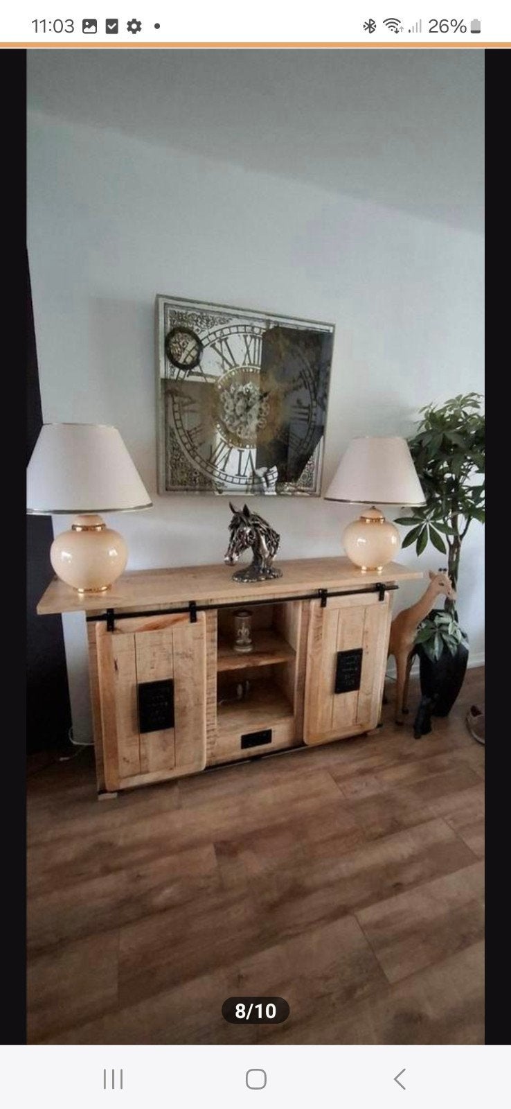 2 mooi klassieke Kostka schemerlampen, Ophalen, Zo goed als nieuw