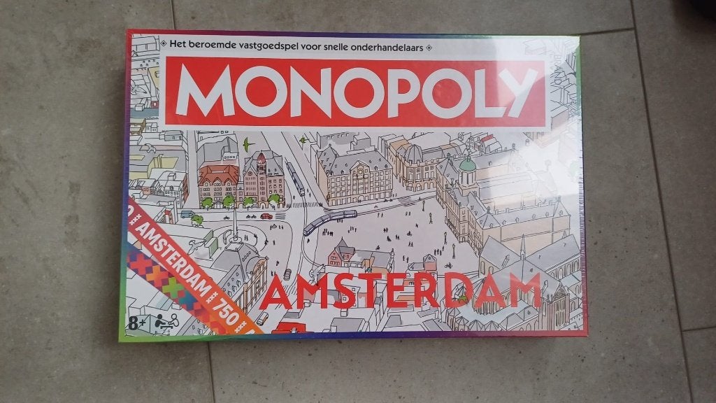 bordspel seal Monopoly Amsterdam 750 jaar Monopolie, Hobby en Vrije tijd, Gezelschapsspellen | Bordspellen, Vijf spelers of meer
