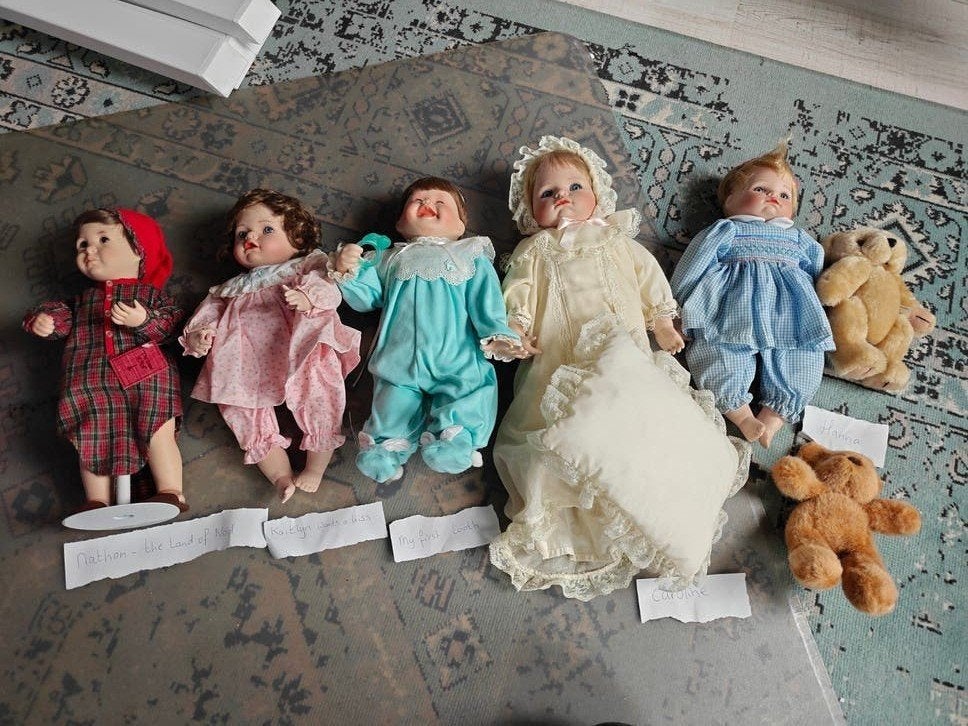 Verzameling porseleinen poppen - Babypoppen Ashton Drake, Ophalen, Zo goed als nieuw, Babypop