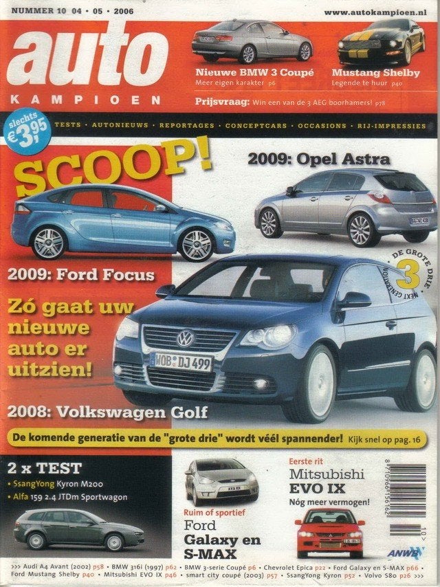 Autokampioen 10 2006 : Alfa 159 Sportwagon - Audi A4 Avant, Ophalen of Verzenden, Gelezen, Algemeen