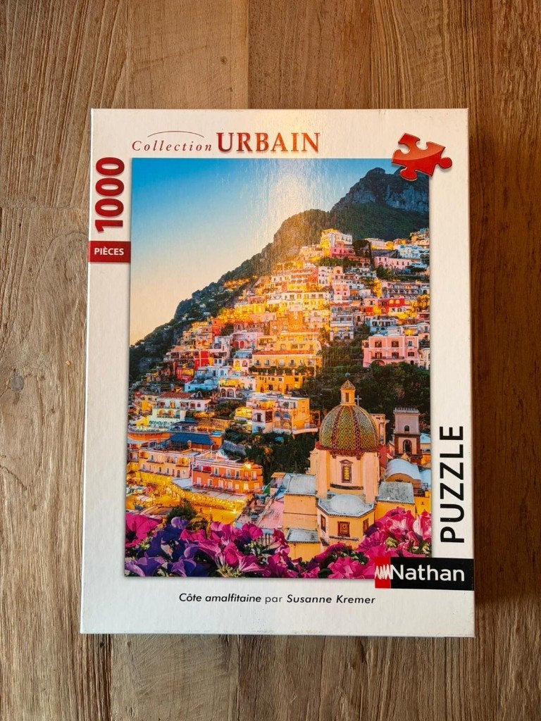1000 stukjes puzzel 'Côte Amalfitaine', Ophalen of Verzenden, 500 t/m 1500 stukjes, Gebruikt, Legpuzzel