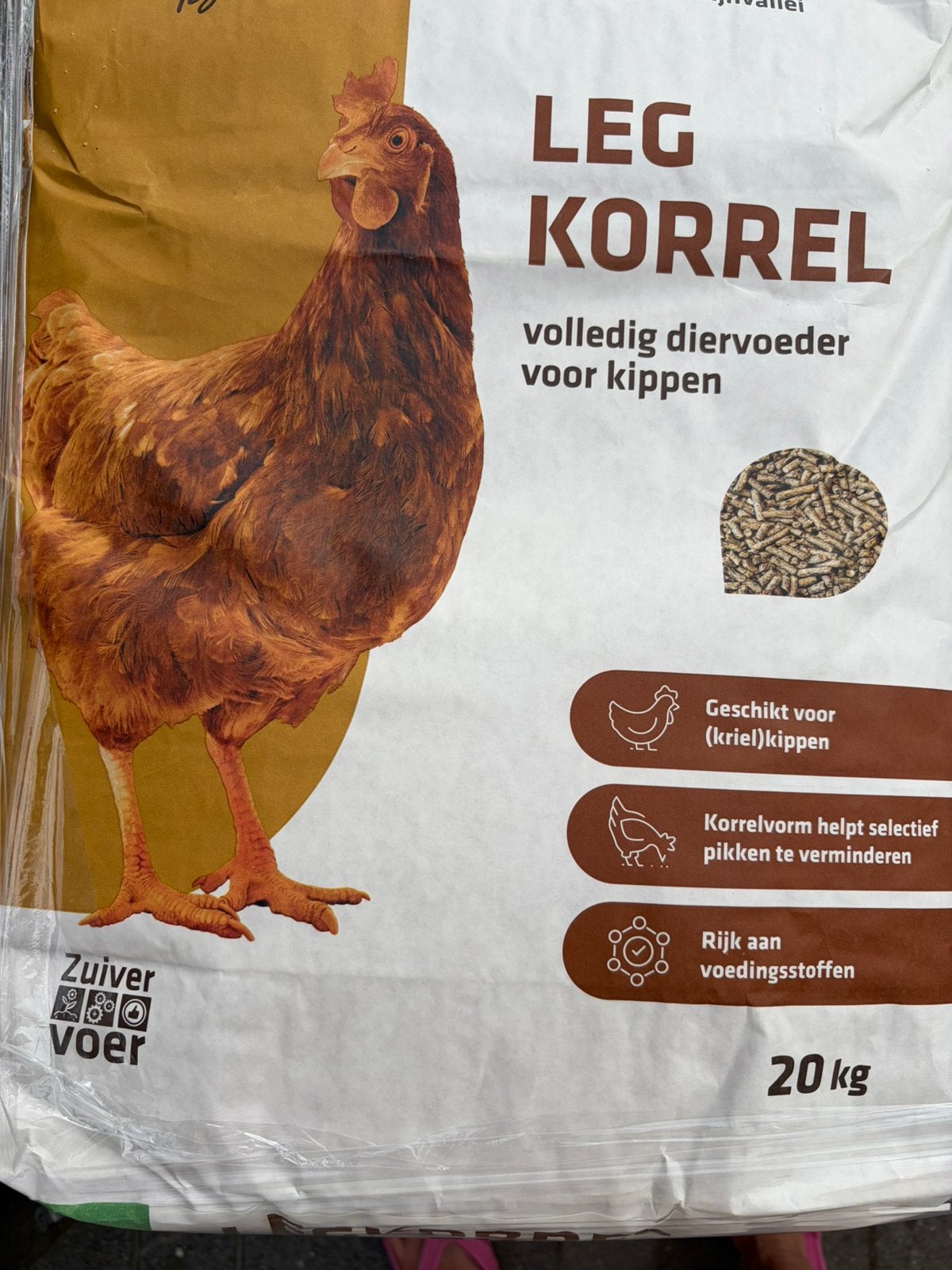 Kip korrel 20kg, Ophalen, Pluimvee