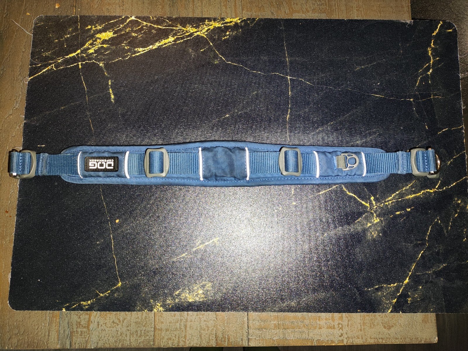Dog Copenhagen Urban Explorer Halsband Blauw 3.0 Maat S, Dieren en Toebehoren, Ophalen of Verzenden, Gebruikt, Hondenriem