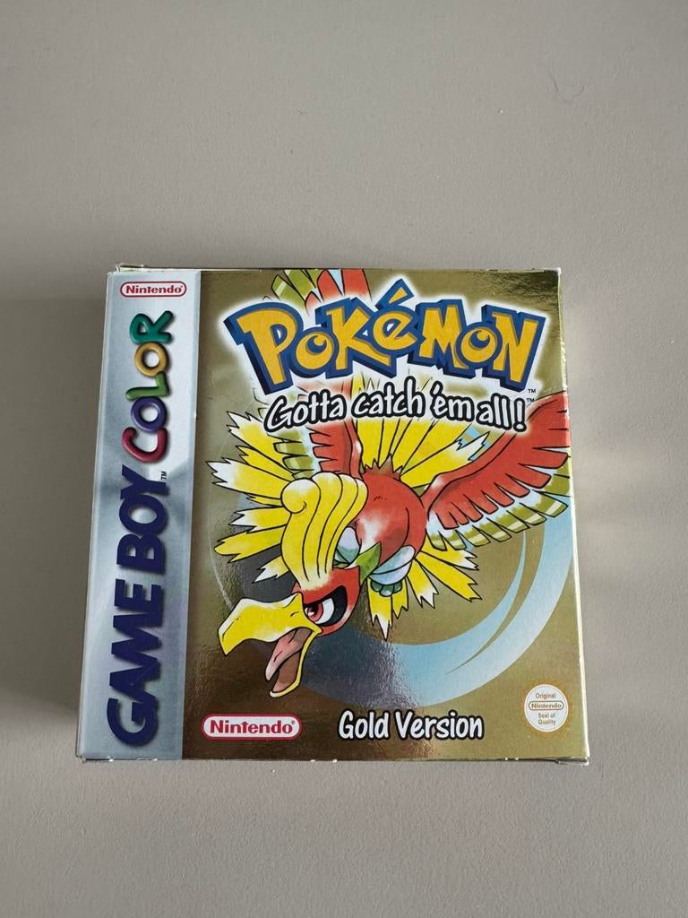 Pokemon gold gameboy color cib, Spelcomputers en Games, Games | Nintendo Game Boy, Avontuur en Actie, Gebruikt, 1 speler, Ophalen of Verzenden