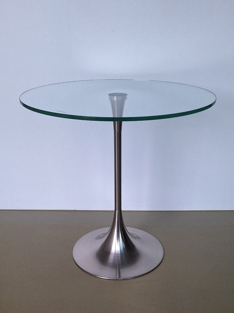div vintage design tafel sidetable postmodern bijzettafeltje, Minder dan 55 cm, Rond, Ophalen, 45 tot 60 cm