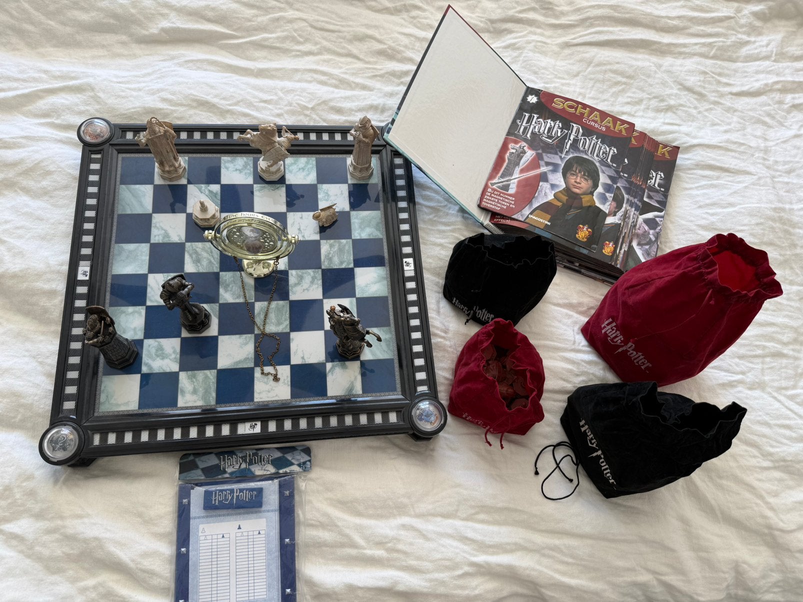 Complete Harry Potter Schaakset De Agostini (2005) + Cursus, Verzamelen, Harry Potter, Ophalen, Zo goed als nieuw, Spel