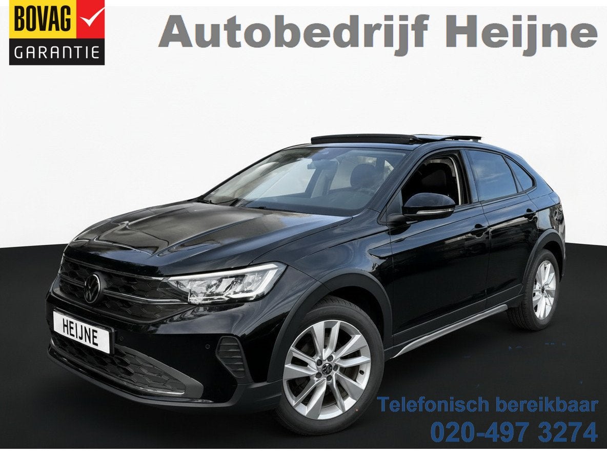 Volkswagen Taigo 1.0 TSI LIFE PANORAMADAK/CAMERA/CARPLAY, Auto's, Voorwielaandrijving, Gebruikt, Zwart, Handgeschakeld