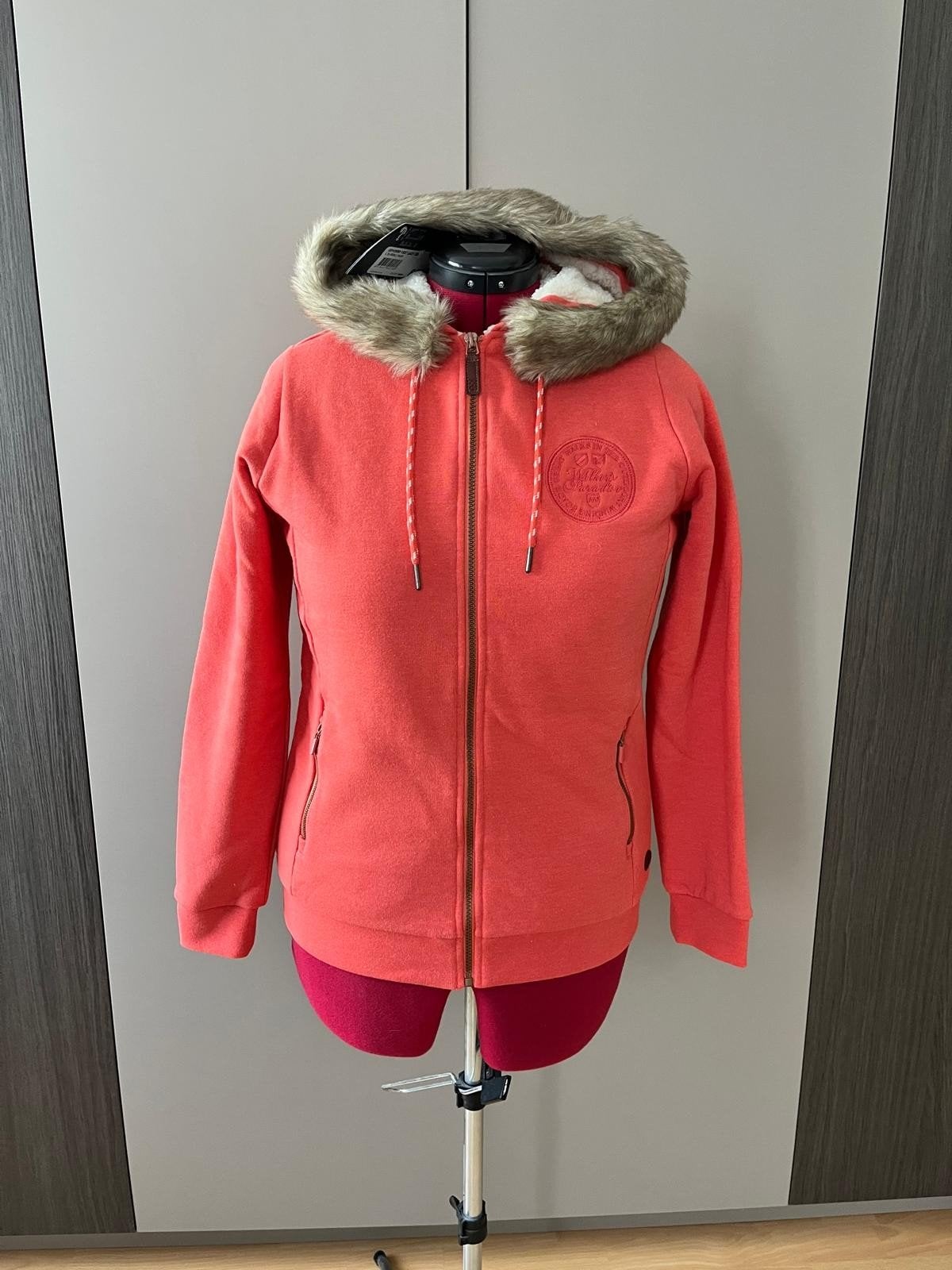 NIEUW Human Nature Vest Maat L - Koraal Fleece Teddy Hoodie, Maat 42/44 (L), Nieuw, Ophalen of Verzenden, Roze