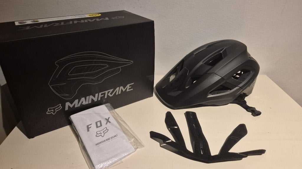 Fox Mainframe MTB Helm – Zwart – Als nieuw, M, Ophalen of Verzenden, Zo goed als nieuw, Fox