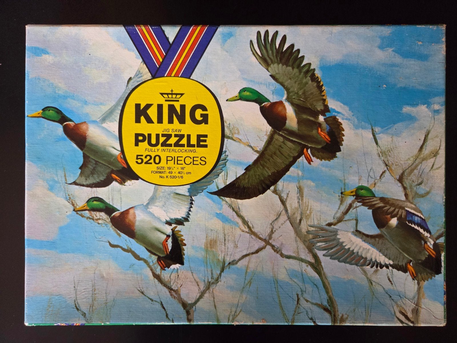 king puzzle jigsaw 520 stukjes puzzel, Ophalen of Verzenden, 500 t/m 1500 stukjes, Gebruikt