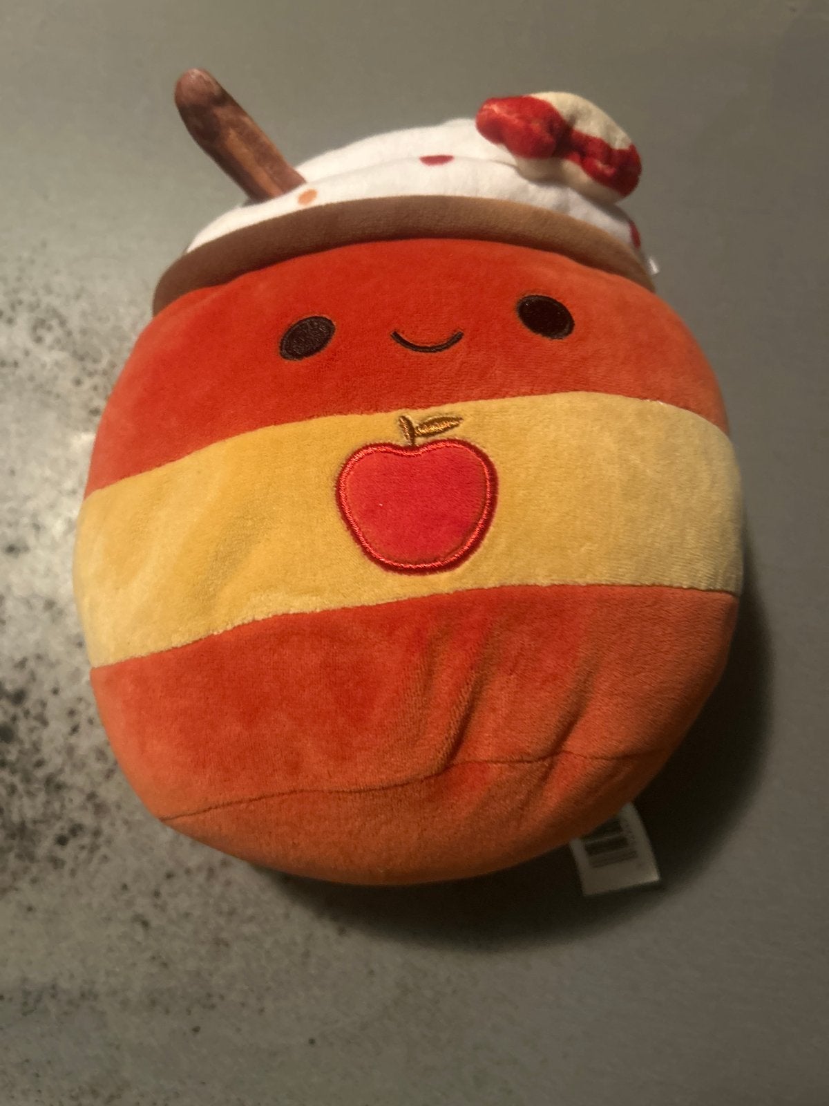 Squishmallow Appel Cider Knuffel - Heerlijk Zacht!, Oranje, Overige typen, Ophalen of Verzenden, Zo goed als nieuw