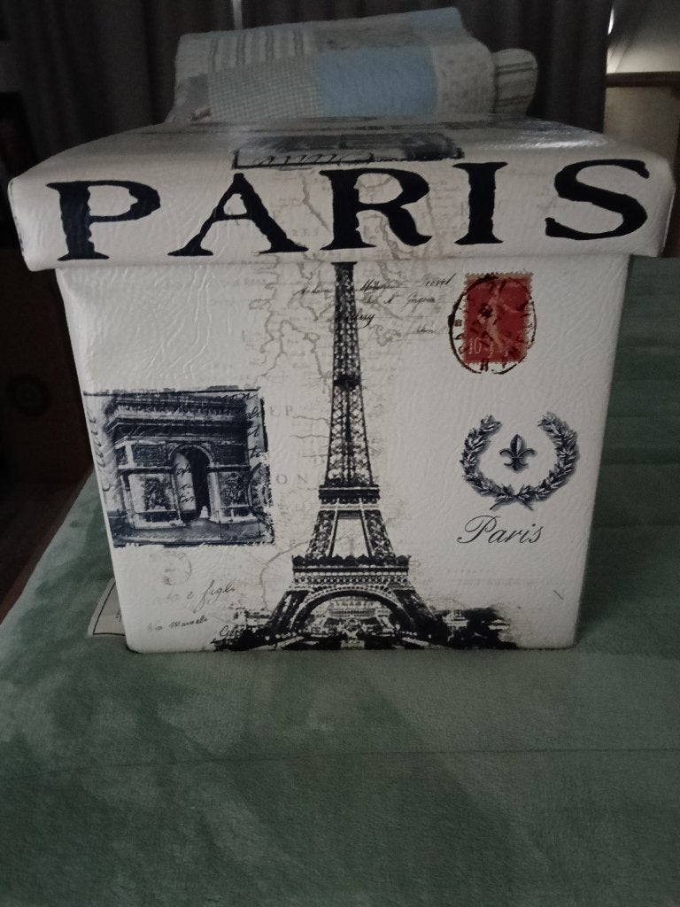 Te koop: Poef (opberg) - 38 x 38 x 36 cm, Minder dan 50 cm, Vierkant, Minder dan 50 cm, Ophalen of Verzenden