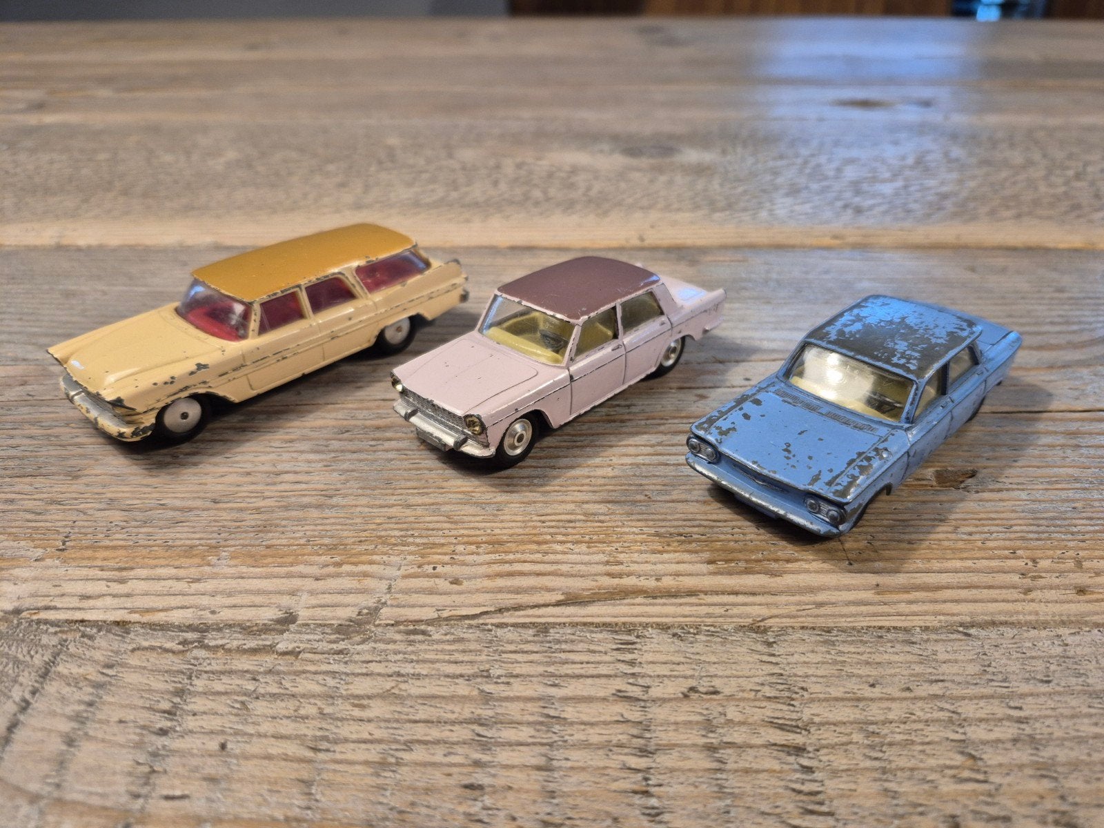 Set van 3 vintage Corgi Toys modelauto's, Ophalen of Verzenden, Gebruikt