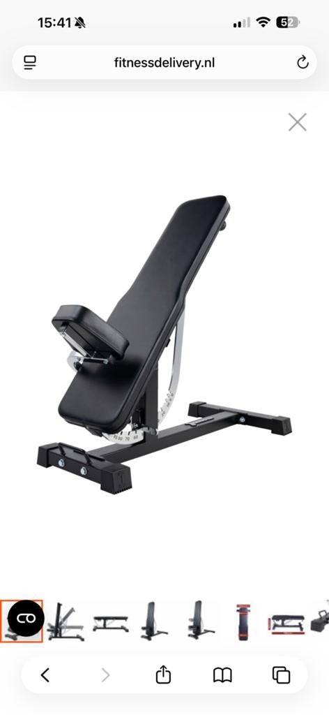 GEZOCHT: Ironmaster super bench pro v2, Ophalen, Zo goed als nieuw, Fitnessbank