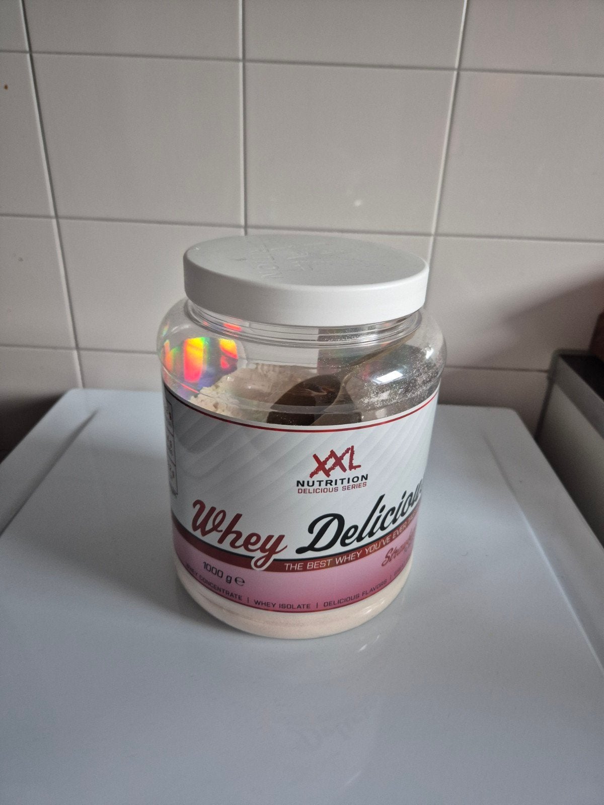 XXL Nutrition Whey Delicious Eiwitpoeder 1000g, Verzenden, Zo goed als nieuw, Poeder of Drank