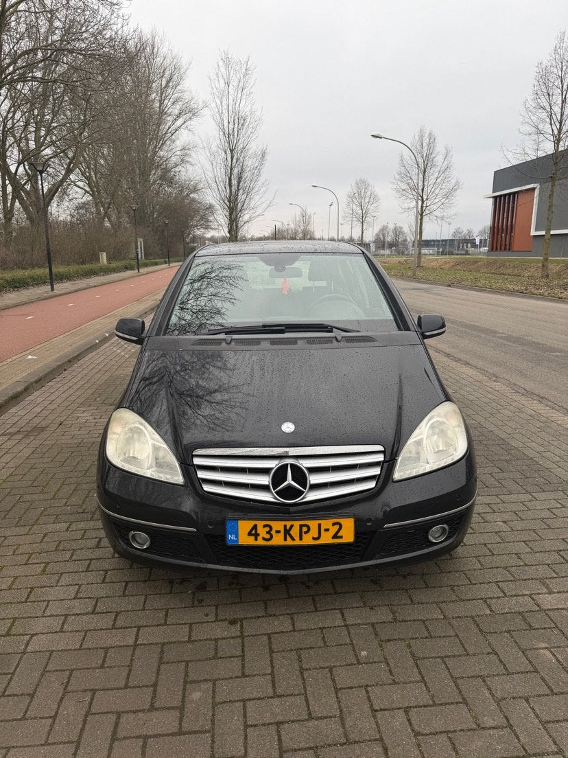 Mercedes-Benz A-Klasse 1.5 A160 5DRS 2010 Zwart, Auto's, Voorwielaandrijving, Origineel Nederlands, 595 kg, Handgeschakeld