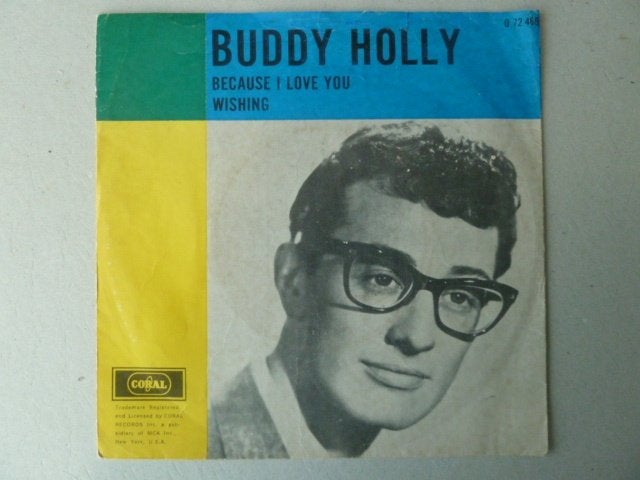 Buddy Holly NL persing, Cd's en Dvd's, Gebruikt, Verzenden, 7 inch, Beschermende buitenhoes