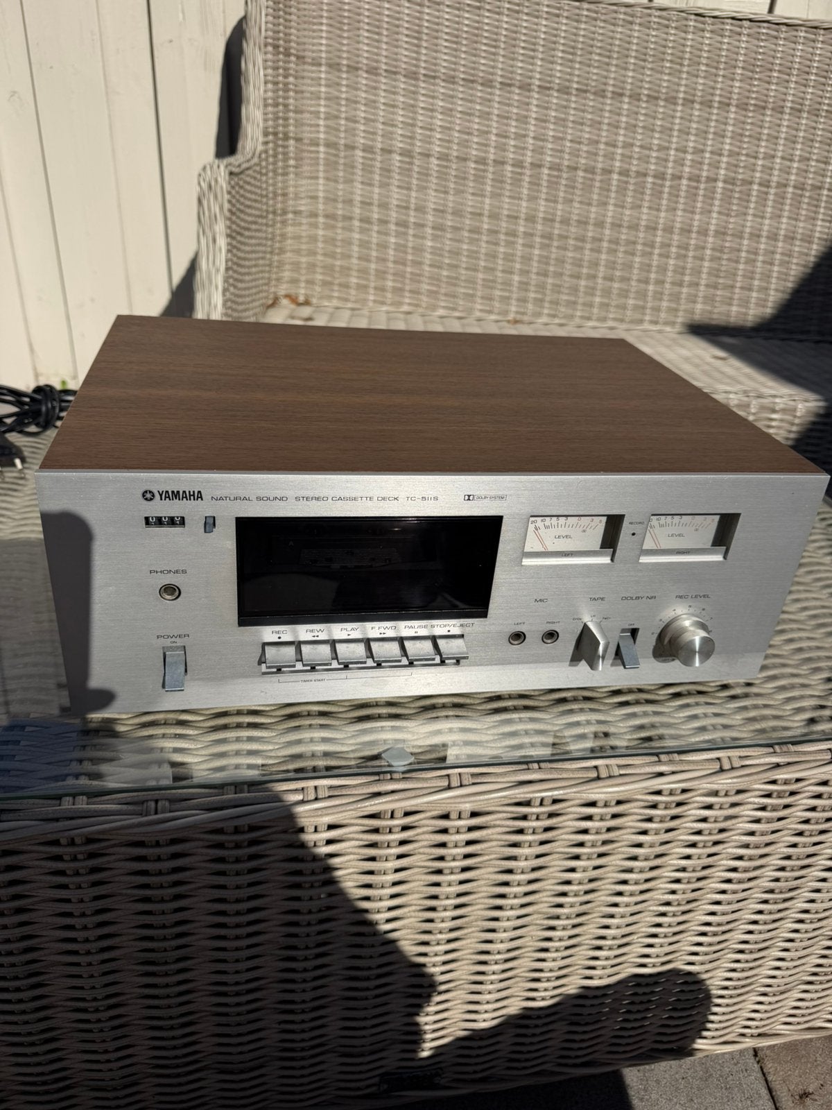 Yamaha TC-511s cassettedeck in nieuwstaat, Ophalen of Verzenden, Overige merken