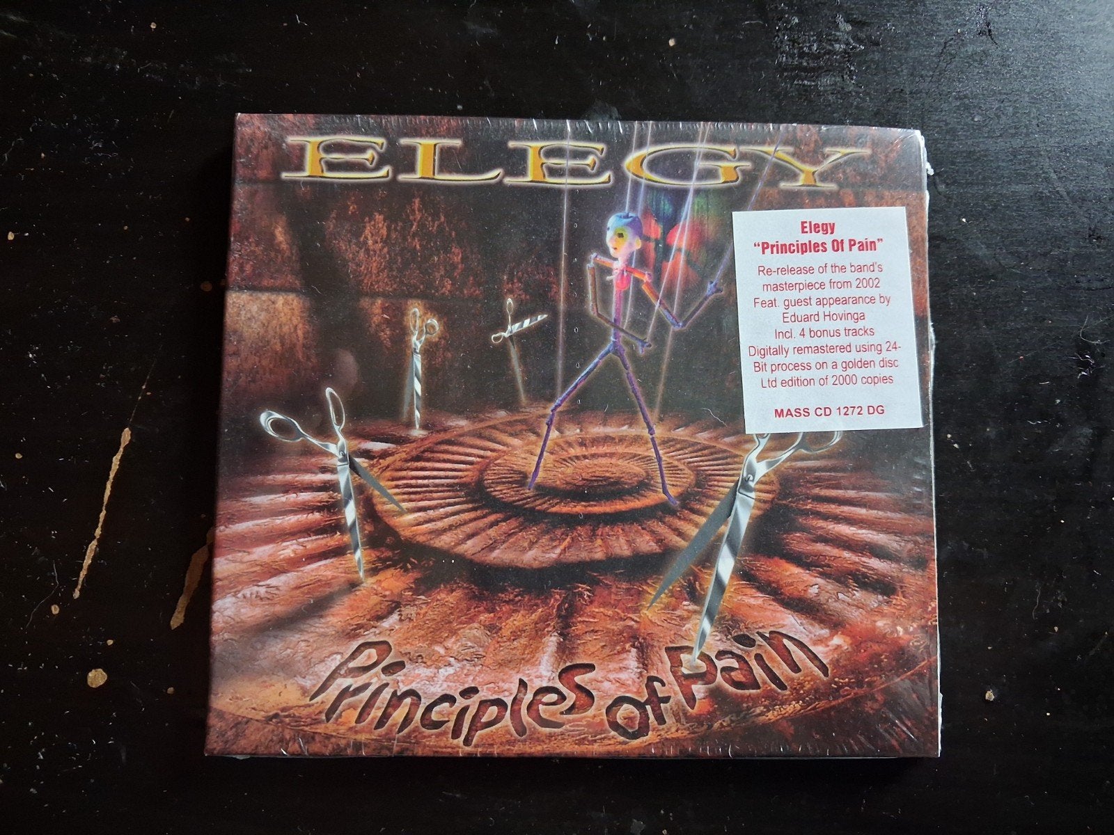 Elegy - Principles of Pain (CD) - Re-release 2022, Remastered, Ophalen of Verzenden, Hardrock, Nieuw in verpakking