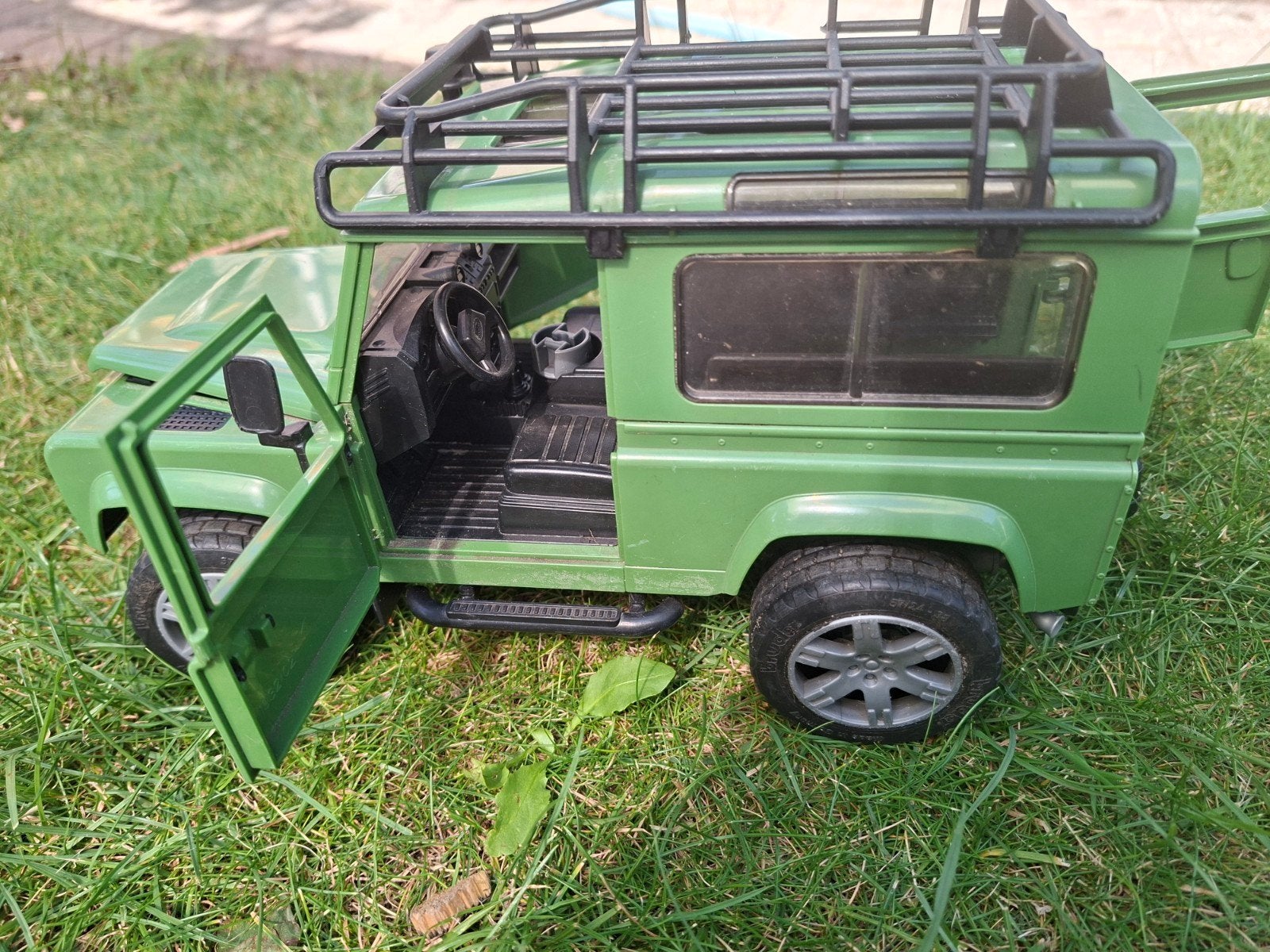 Land Rover Defender playmobiel Speelgoedauto Groen, Ophalen, Gebruikt