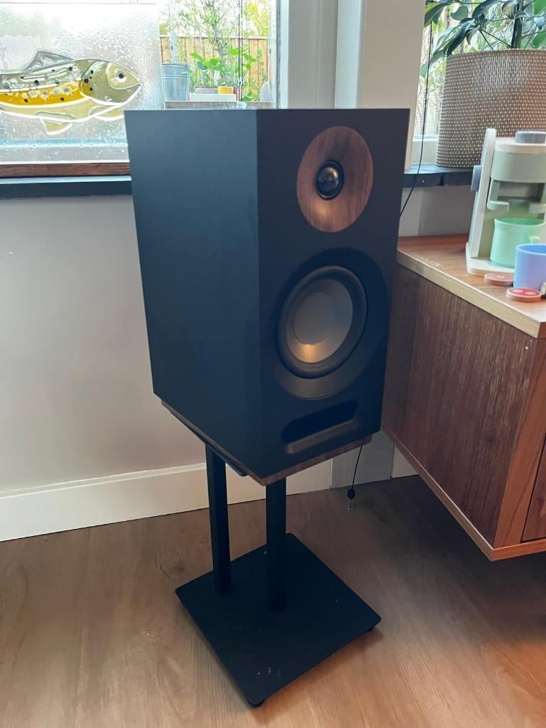 Onkyo TX-8220 versterker, Jamo S803 speakers, Jamo Sub 210, Ophalen, Zo goed als nieuw, 120 watt of meer, Front, Rear of Stereo speakers