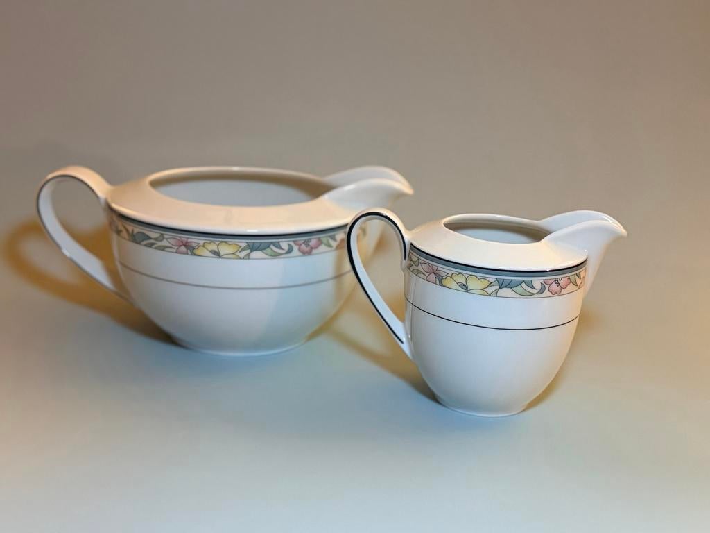 Heinrich Winterling Primavera melkkannen en suikerpotje, Huis en Inrichting, Keuken | Servies, Gebruikt, Overige typen, Overige stijlen